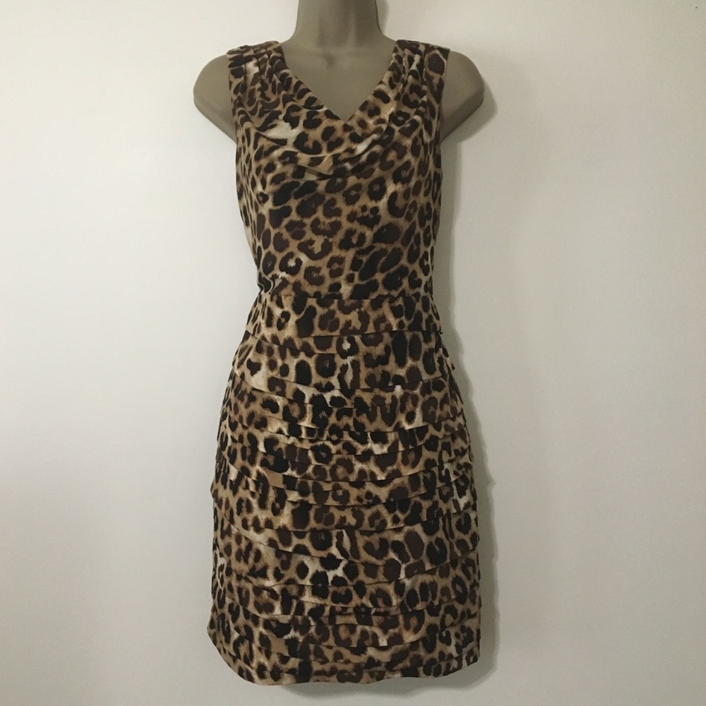 Express Leopard Print Dress